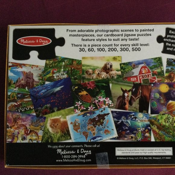 Melisa and Doug jigsaw puzzle Sunflower snack 100 pcs Bee on Sunflower - Picture 4 of 4